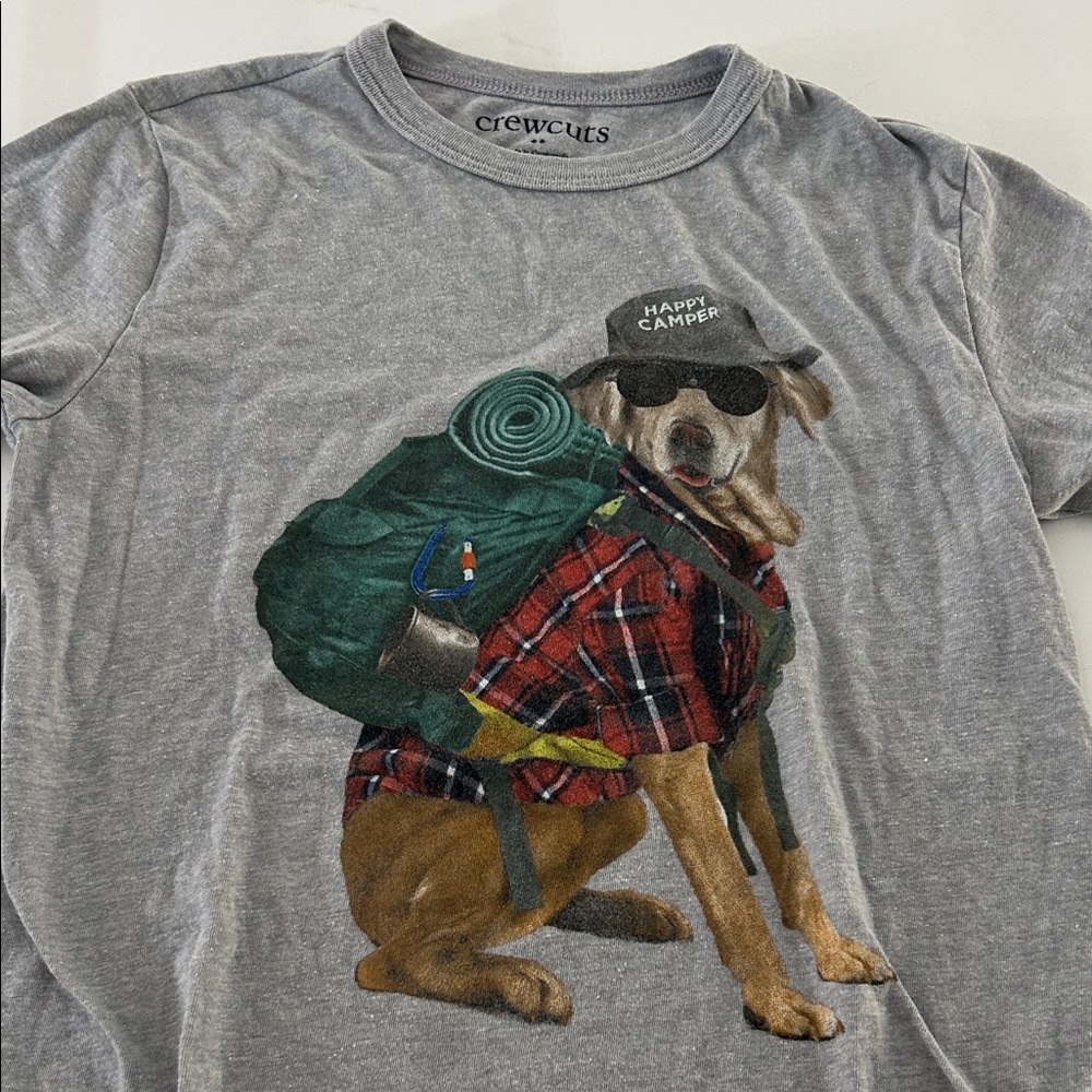 Crewcuts Gray Dog Camper T-Shirt